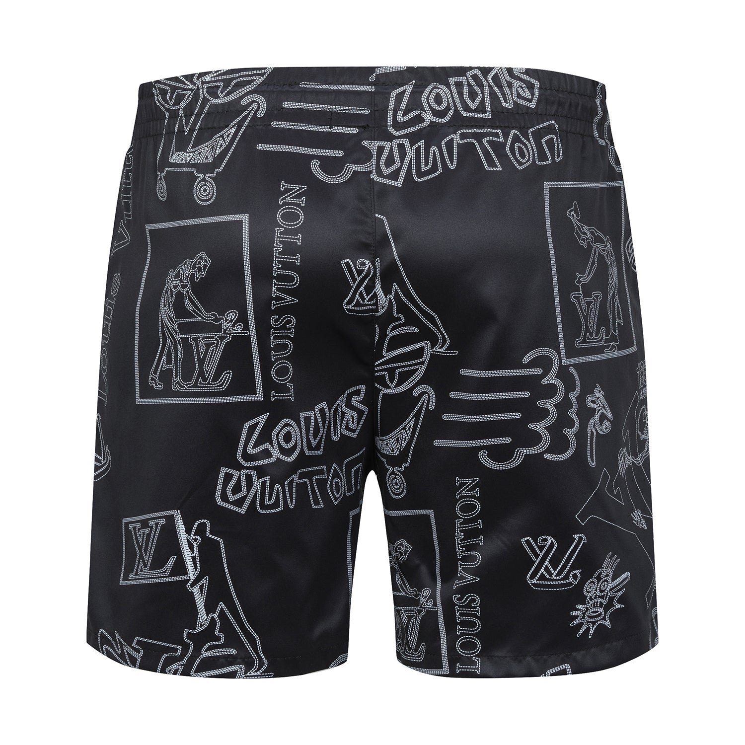 LV Louis Vuitton Casual Fashion Printing Cropped Beach Pants Sho