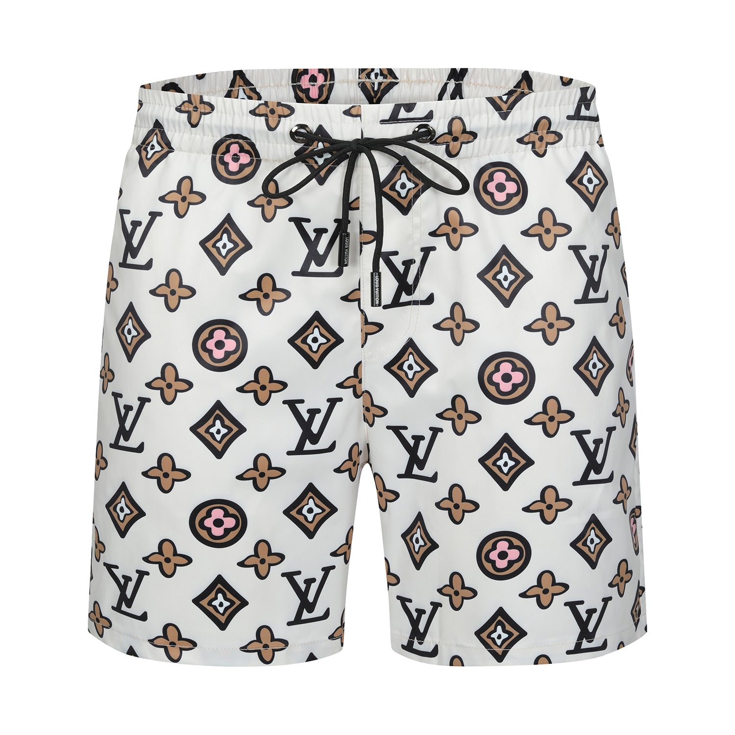 LV Louis Vuitton Casual Fashion Printing Cropped Beach Pants Shorts