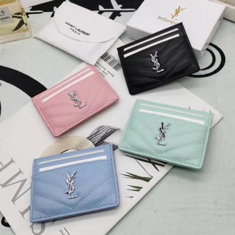 YSL Yves Saint laurent Women Fashion Leather Card Bag