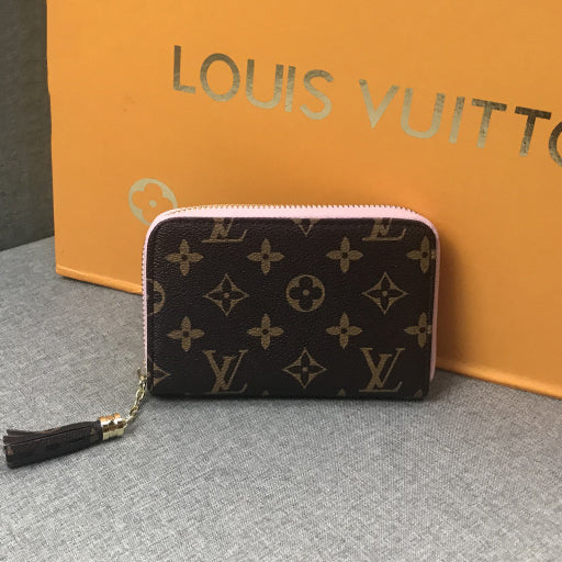 Louis Vuitton LV Classic Leather Print Wallet Purse