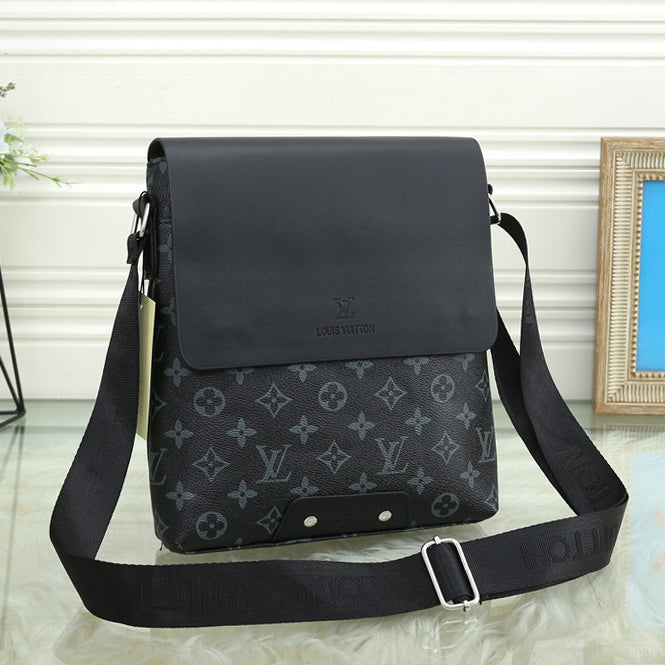 LV Men Fashion Leather Crossbody Satchel Shoulder Bag