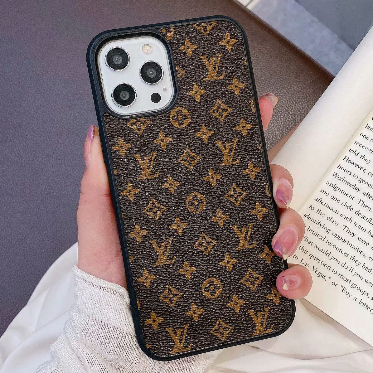 Louis Vuitton LV Fashion iPhone Phone Cover Case For iPhone Phone Cover Case For iphone 7 7plus 8 8p