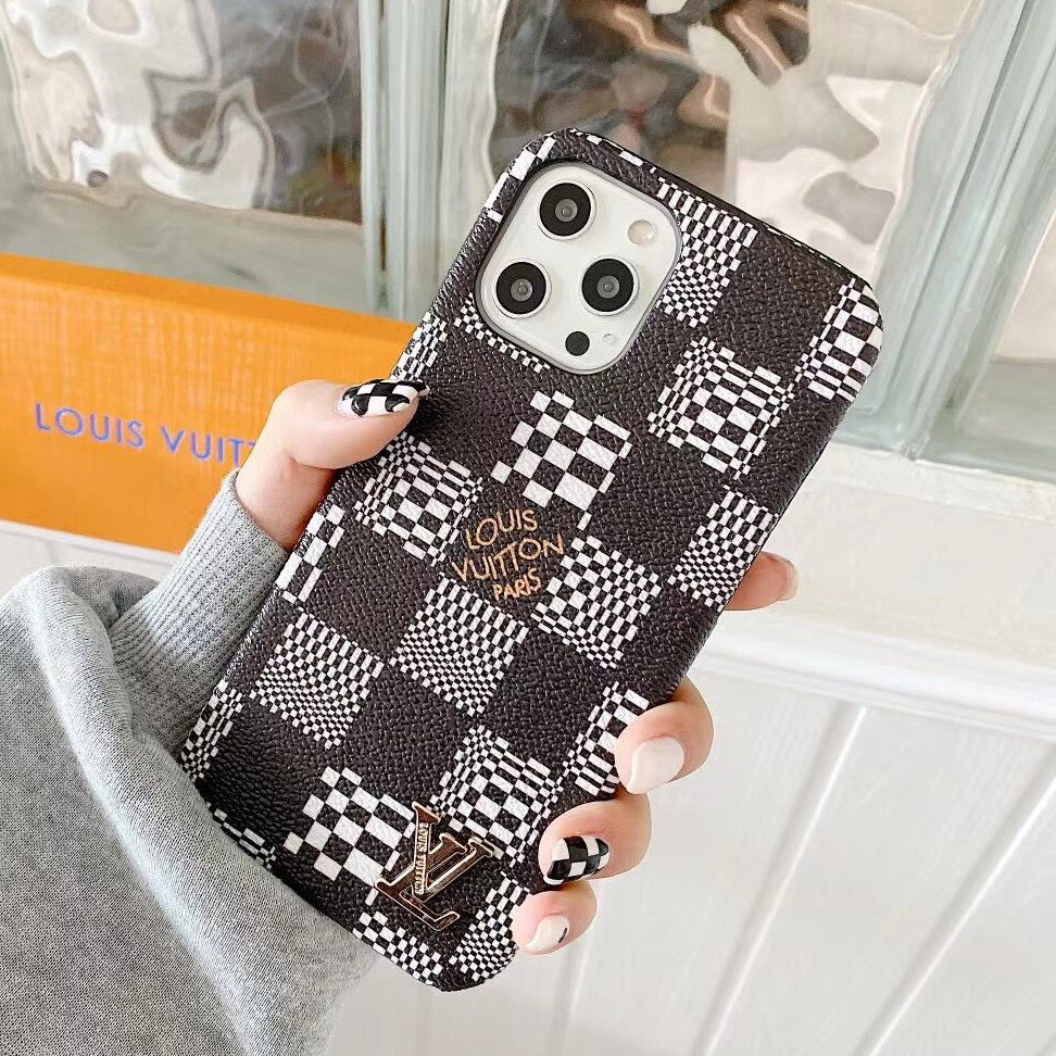 LOUIS VUITTON LOGO GRAY iPhone 13 Mini Case Cover