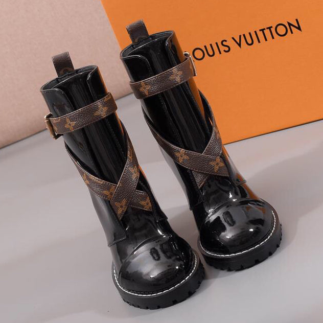 Louis Vuitton LV Fashion Classics High Top Long Tube Boots Shoes Heels Shoes