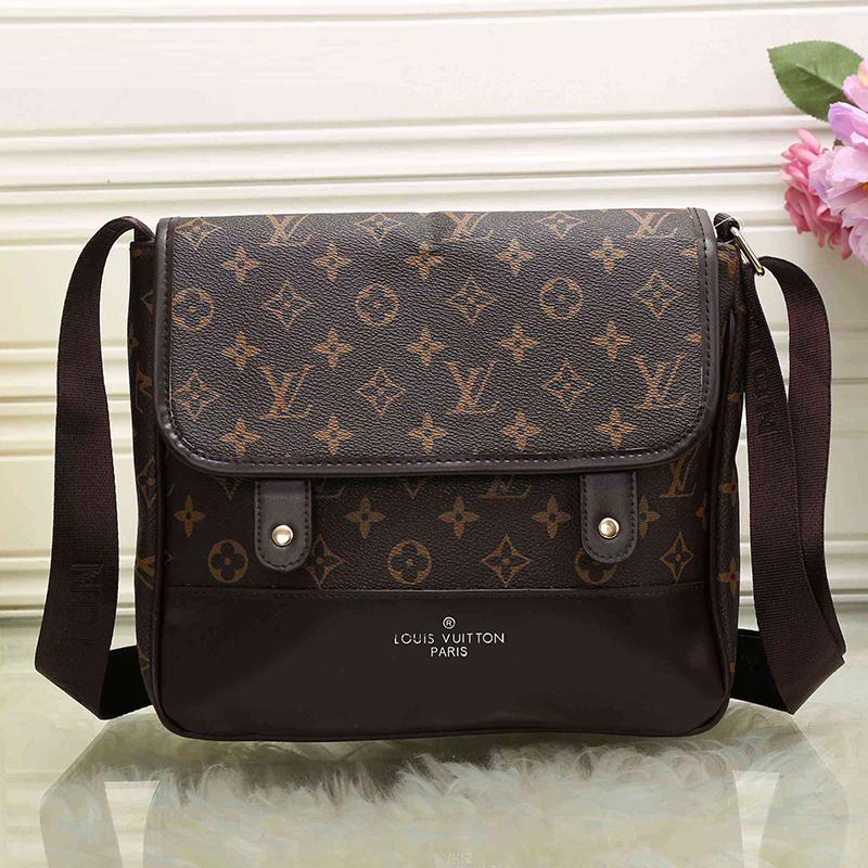 LV Women Fashion Shopping Bag Leather Satchel Shoulder Bag Cross