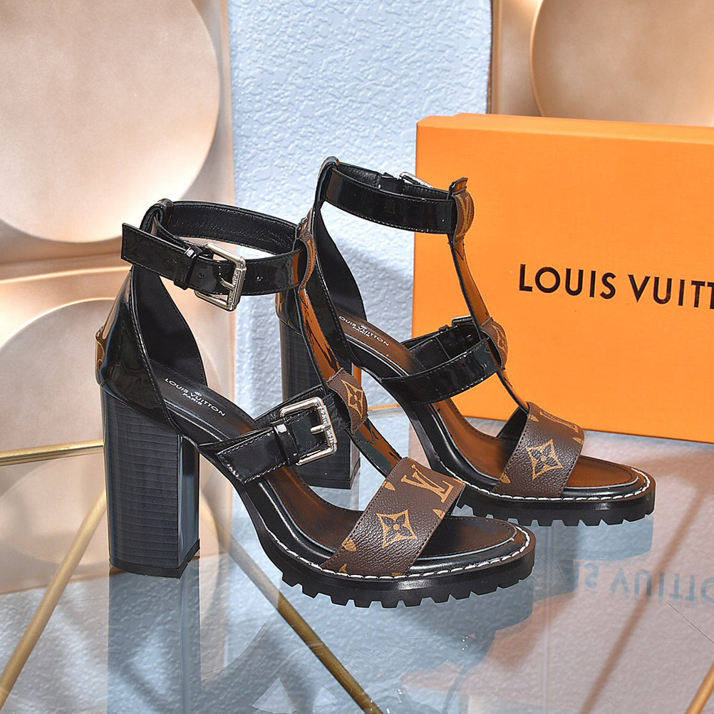 LV Louis Vuitton Fashion Casual Sandals Shoes Heels Shoes