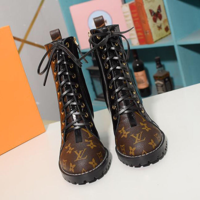 Louis Vuitton LV Fashion Classics High Top Long Tube Boots Shoes Heels Shoes