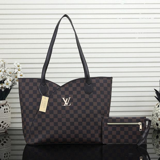 Louis Vuitton LV Women's Shopping Bag Shoulder Bag Wallet Tw