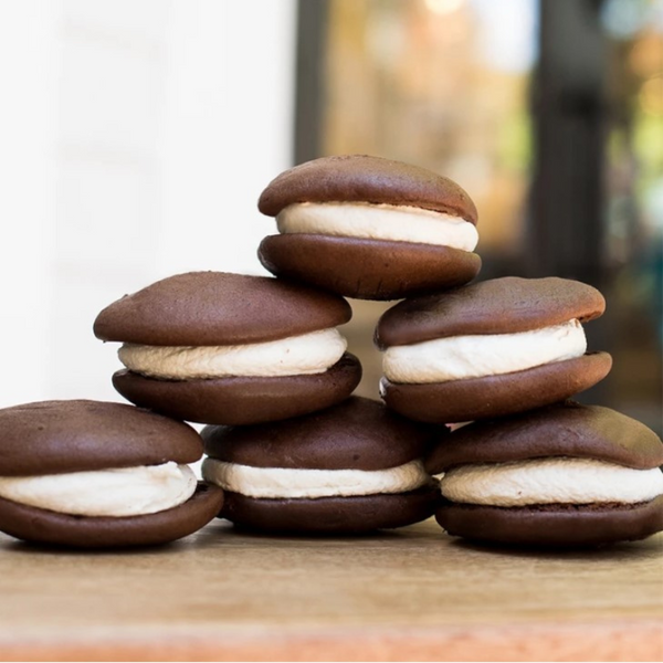 Colossal chocolatey Whoopie Pie indulgence at Kitchen Kettle Village.