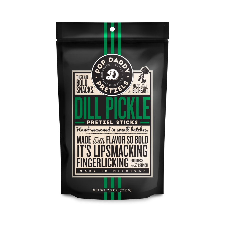 Dill Pickle Seasoned Pretzels - Kitchen Kettle Village product image