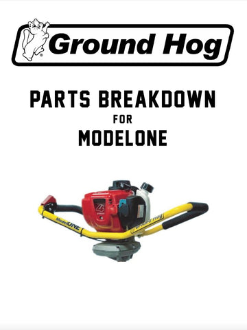 Ground Hog Inc ModelONE One Man Earthdrill Parts Breakdown