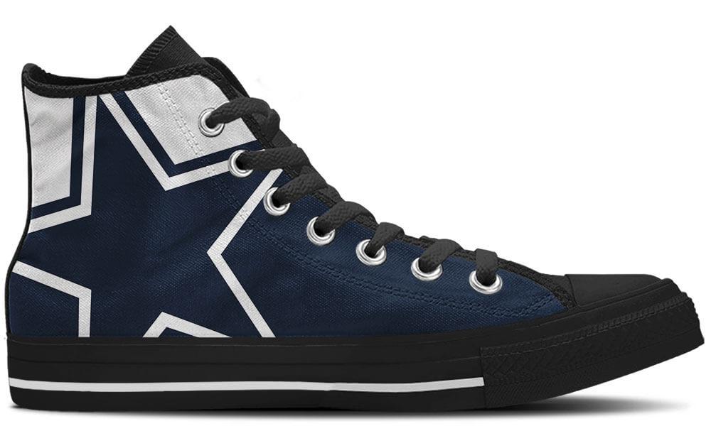 dallas cowboys high top sneakers