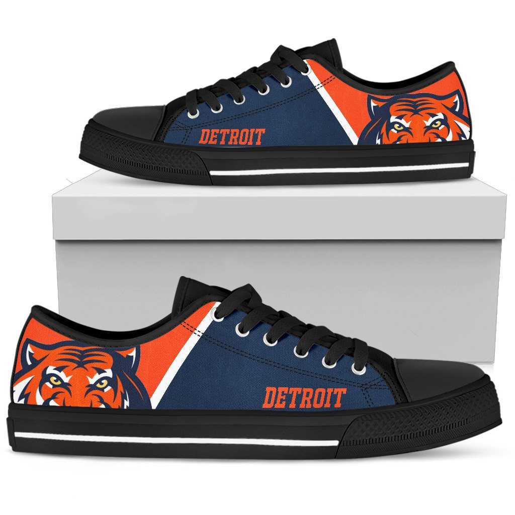 Detroit Tigers Shoes - Casual Canvas 
