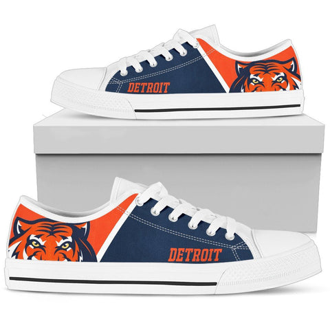 Denver Broncos Custom Converse Shoes Navy Low