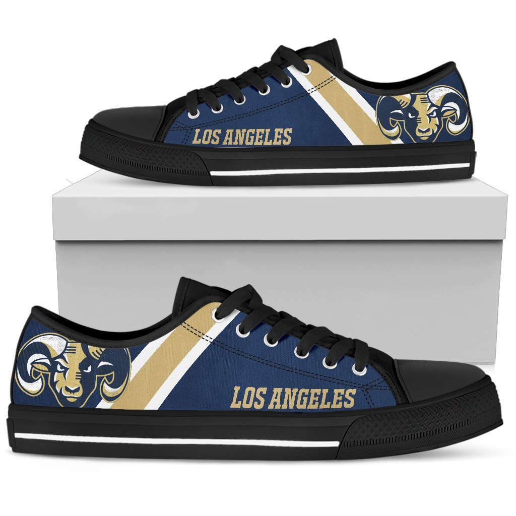 LA Rams Shoes - Casual Canvas Tennis 