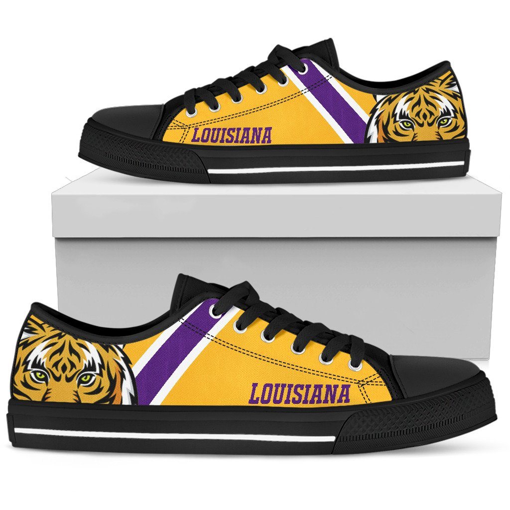 LSU Tigers Shoes - Casual Canvas Tennis 