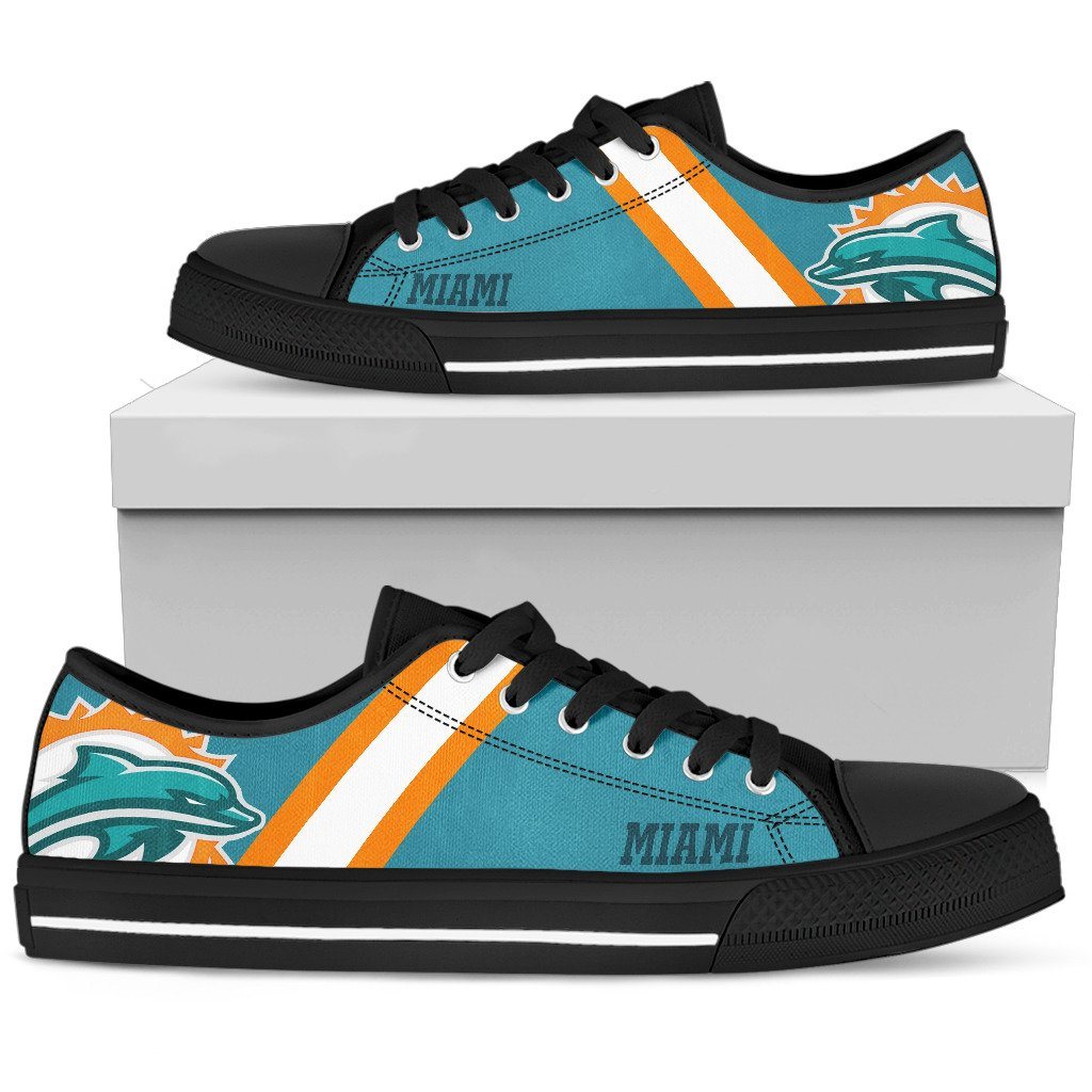 Miami Dolphins Shoes - Casual Canvas 