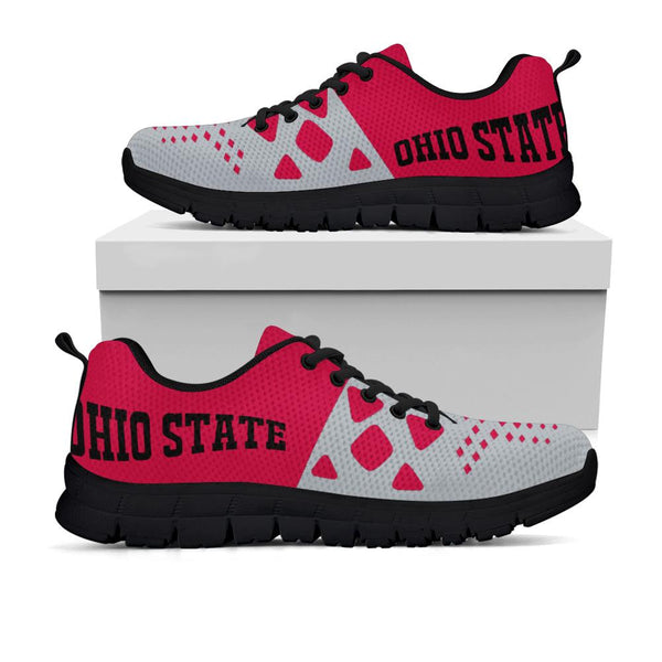 Ohio State Buckeyes Running Shoes Gym Sneakers