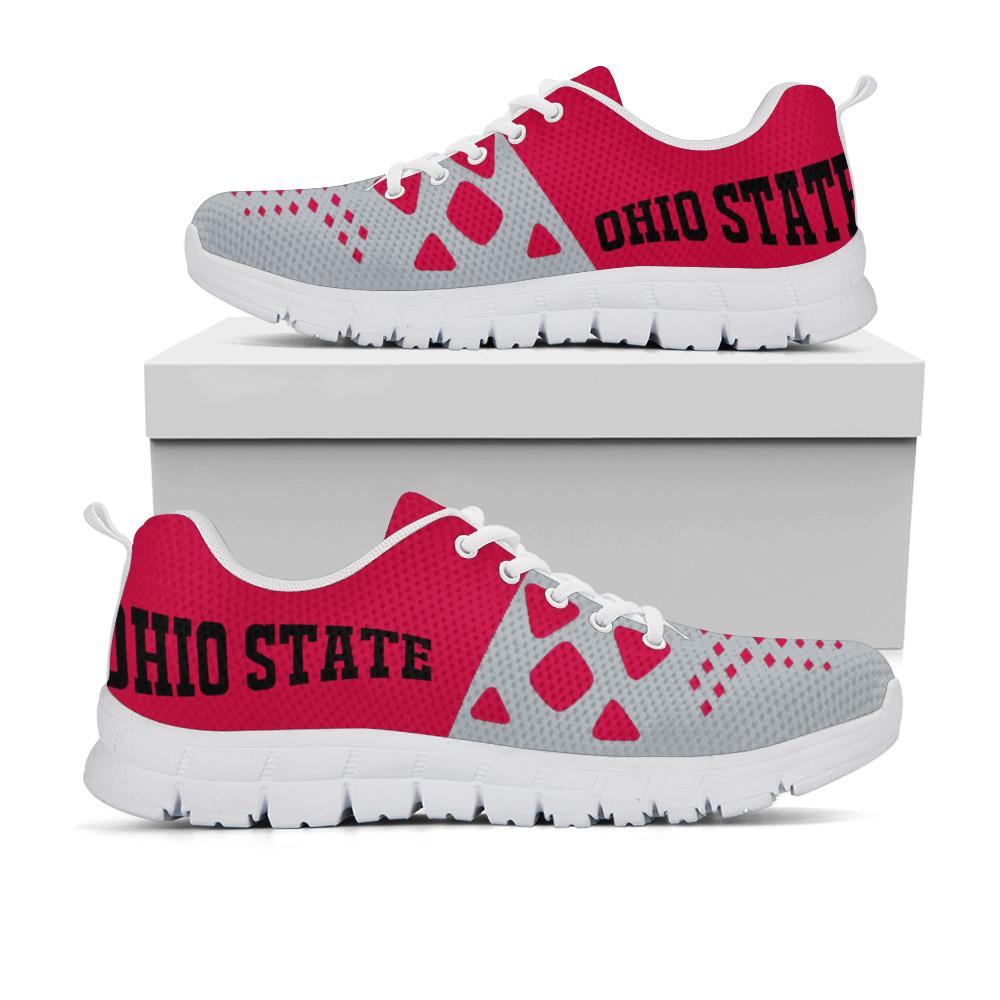 Ohio State Buckeyes Running Shoes Gym Sneakers