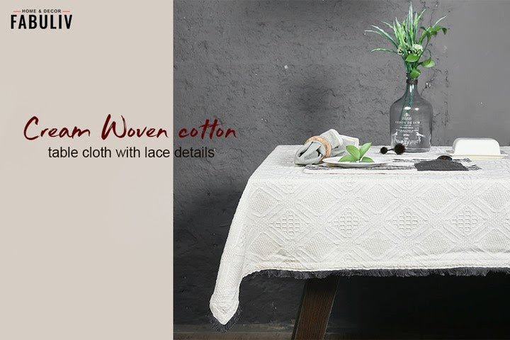 cotton table cloth fabuliv