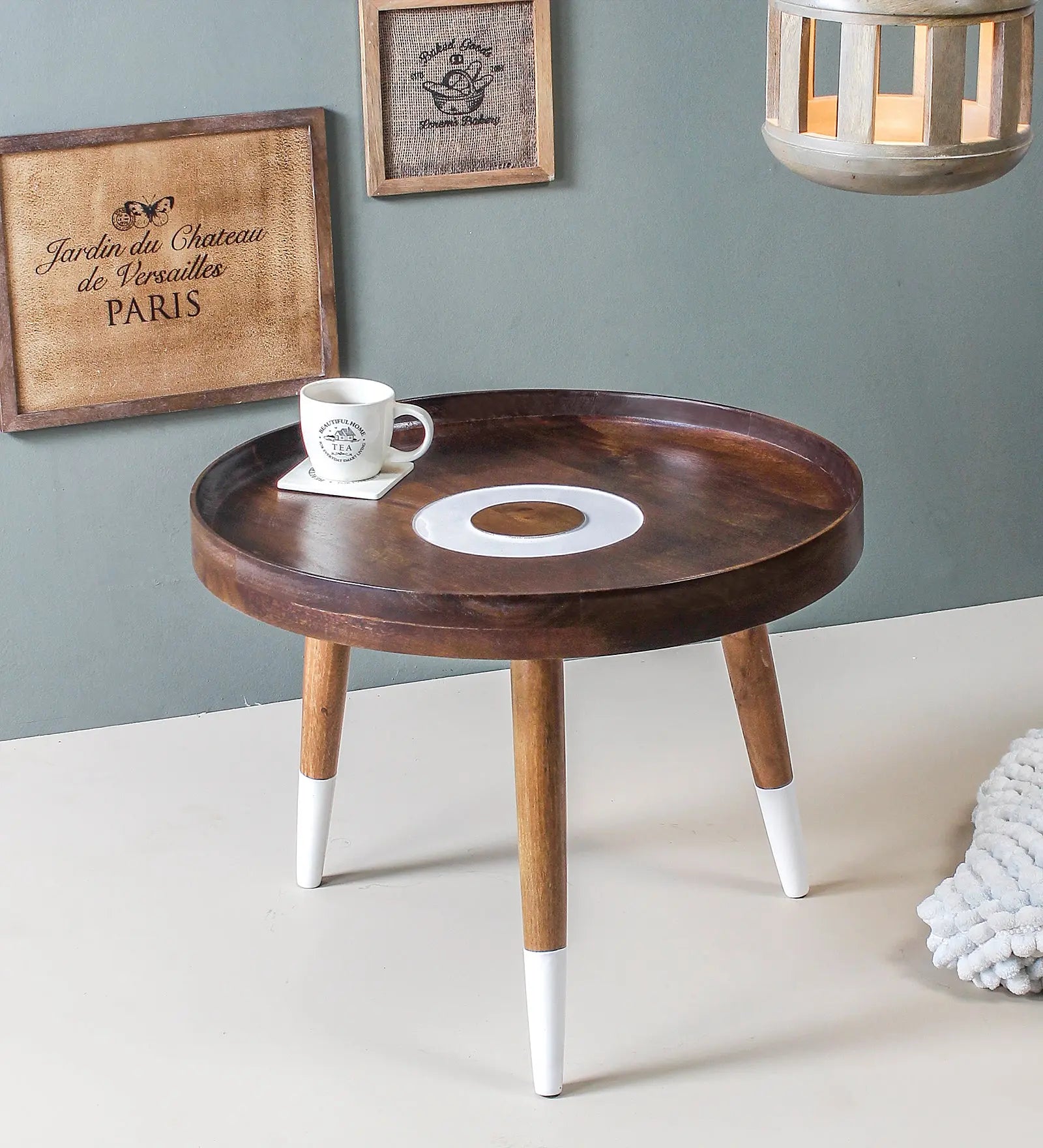 Buy Sasha Round Coffee Table Online Wooden Center Table Fabuliv