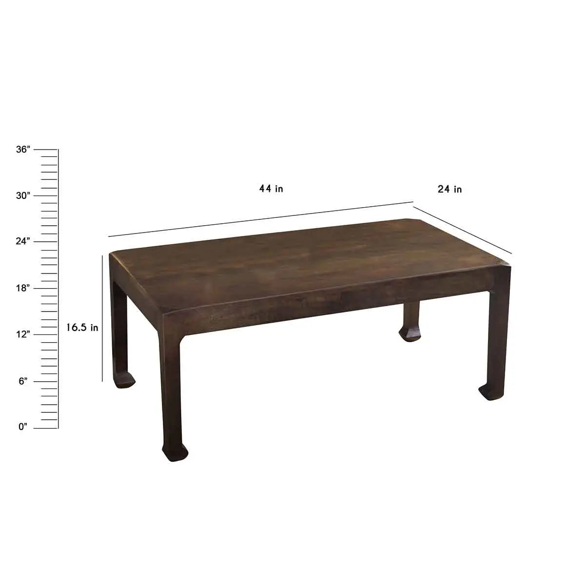 Richard Neon Rectangular Coffee Table Online Center Table Fabuliv