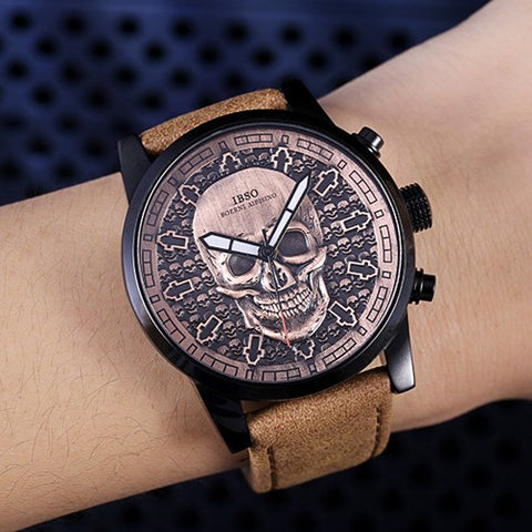 RELOJ DE CALAVERA CAFE