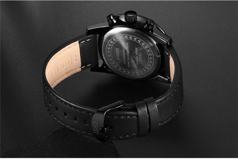 RELOJ CASUAL DE CALAVERA NEGRO