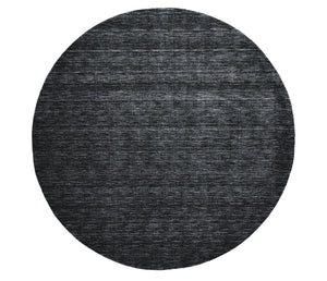 Feizy Luna 8049F Black 10' X 10' Round Area Rug