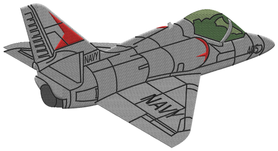 A4 Skyhawk-Caricature