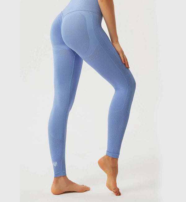 Blue Leggings Yoga Pants Butt Lifting High Waist Leggings Activewear  Gymwear -  Canada