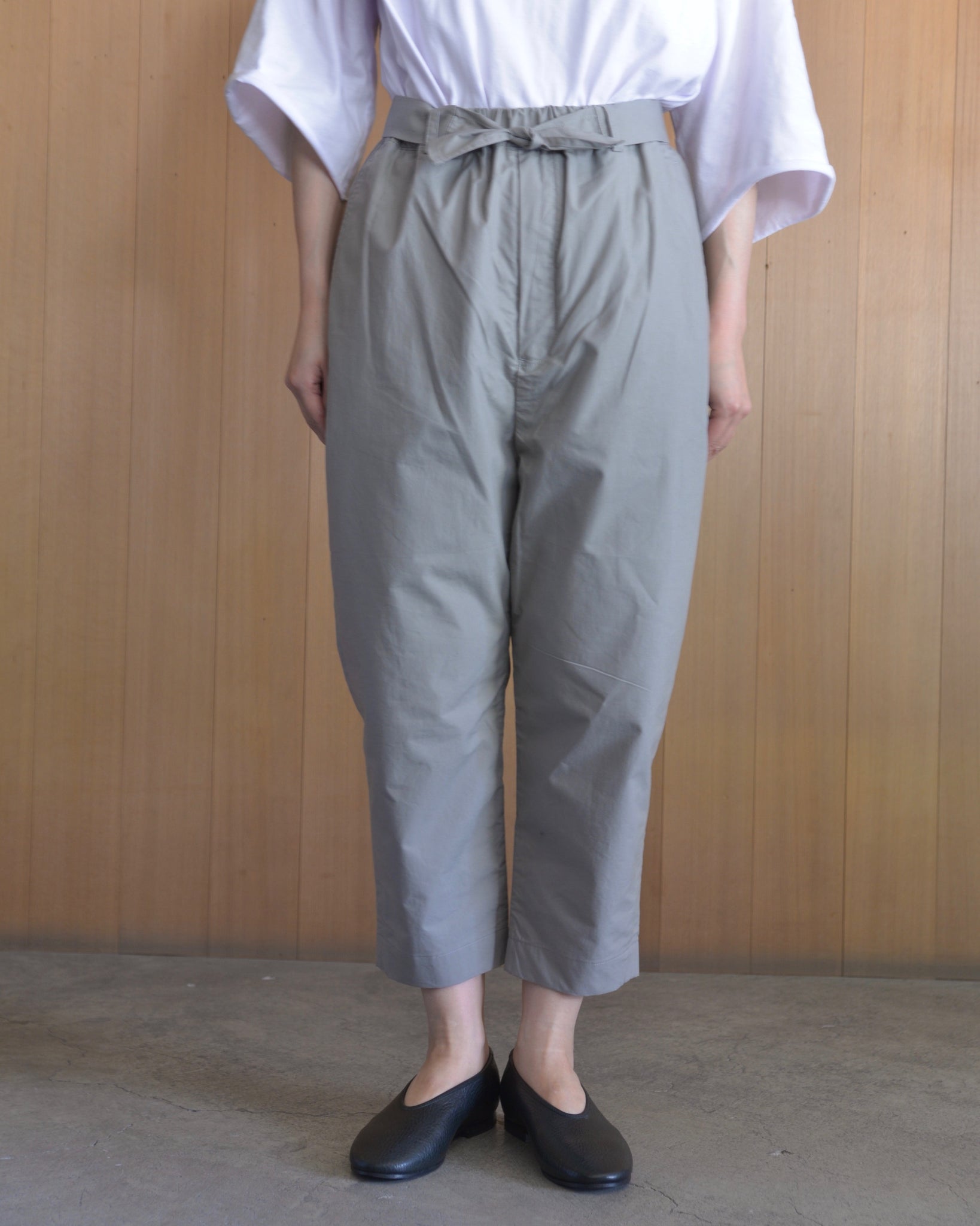 COSMIC WONDER｜10CW12023｜Ancient mythic cotton obi pants | Gray