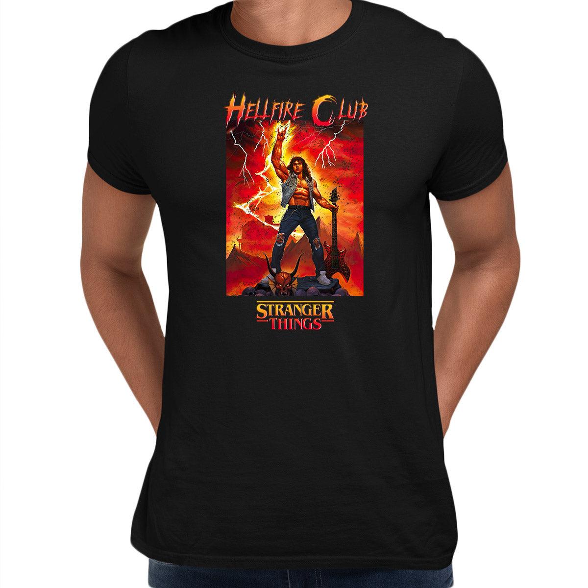 Eddie Munson Hellfire Club Guitar Power Stranger Things 4 Unisex Tee