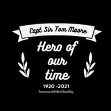 Great British Hero Captain Tom Moore T-shirt Thank You Real Hero NHS Legend T-shirt for Women - Kuzi Tees
