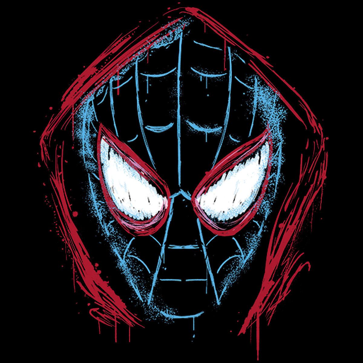 Marvel Spider-Man Into The Graffiti Verse Black T-shirt Gift For Spider Man  Fan | Kuzi Tees