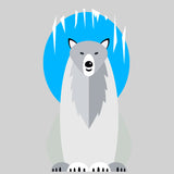 Minimal Polar Bear Ice Cave T-Shirt Design - Kuzi Tees
