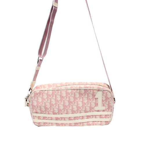 christian dior pink monogram bag