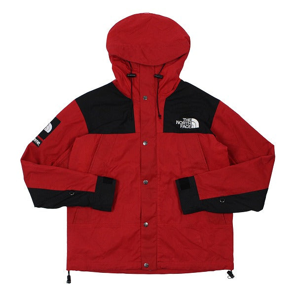 north face supreme jacket red
