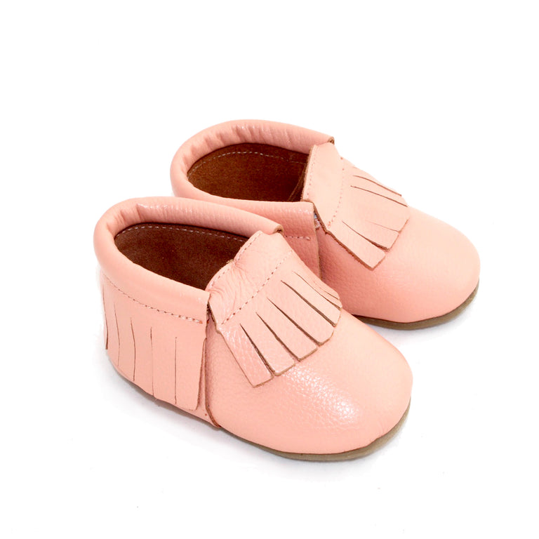 pink moccasin shoes