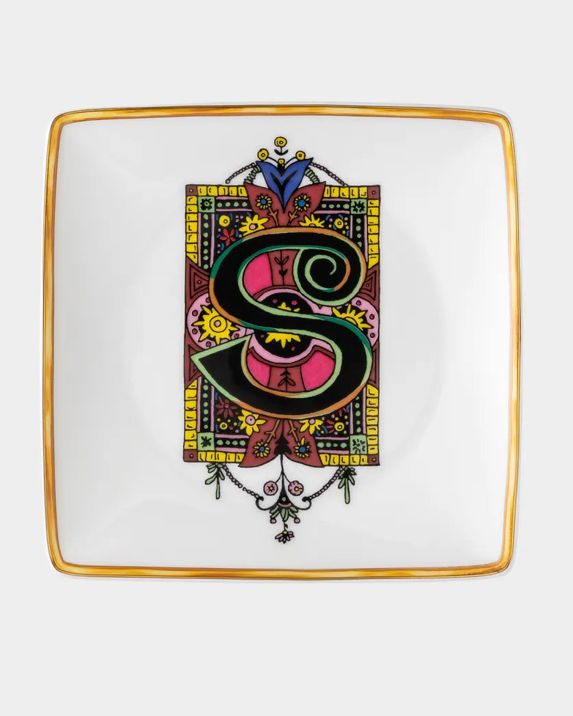 Versace Alphabet Canape Dish - S