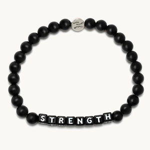 Strength - Jet Black - Men's Bracelet - Talulah Belle