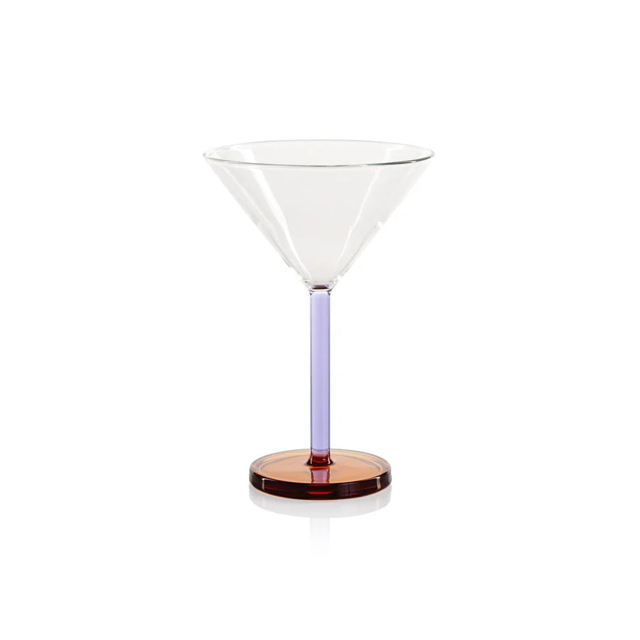 Veglia Matrini Glass - Lilac & Amber