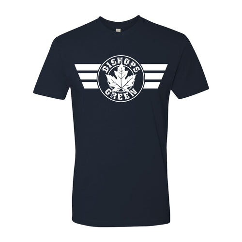 Bishops Green - Maple Leaf - Navy - T-Shirt