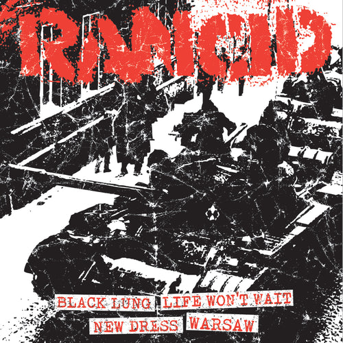 Rancid - Black Lung + Life Won’T Wait / New Dress + Warsaw Black Vinyl 7"