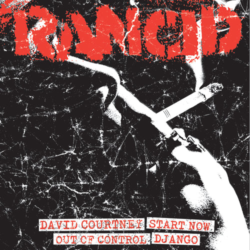 Rancid - David Courtney + Start Now / Out Of Control + Django Black Vinyl 7"