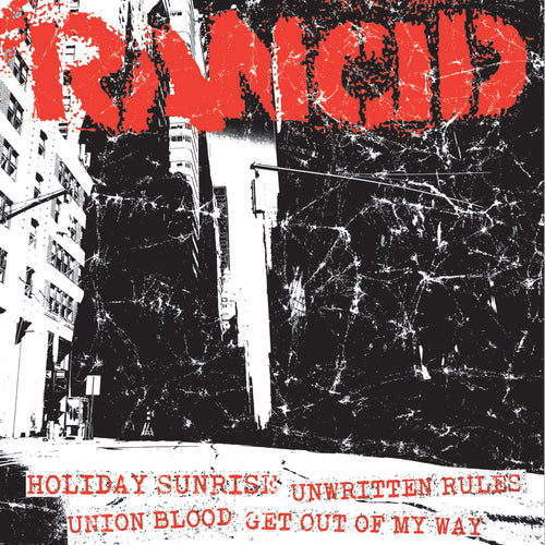Rancid - Holiday Sunrise + Unwritten Rules / Union Blood + Get Out Of My Way Black Vinyl 7"