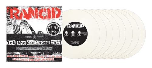 Rancid - Let The Dominoes Fall White Vinyl 8X 7" Vinyl