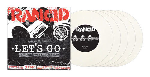 Rancid - Let's Go White Vinyl 5X7"