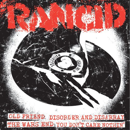 Rancid - Old Friend + Disorder & Disarray / The Wars End + You Don’t Care Nothin’ Black Vinyl 7"