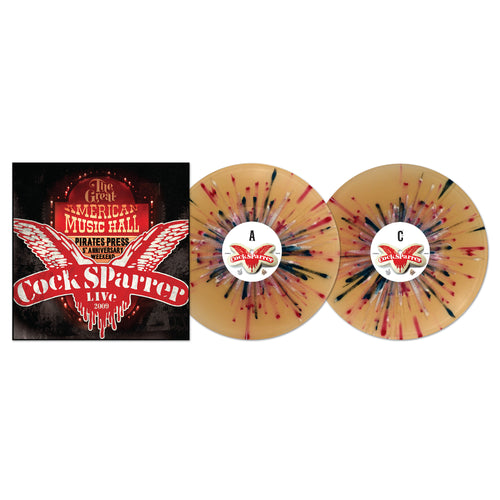 Cock Sparrer - Back in SF Beer W/ Red, White & Black Splatter Vinyl 2xLP